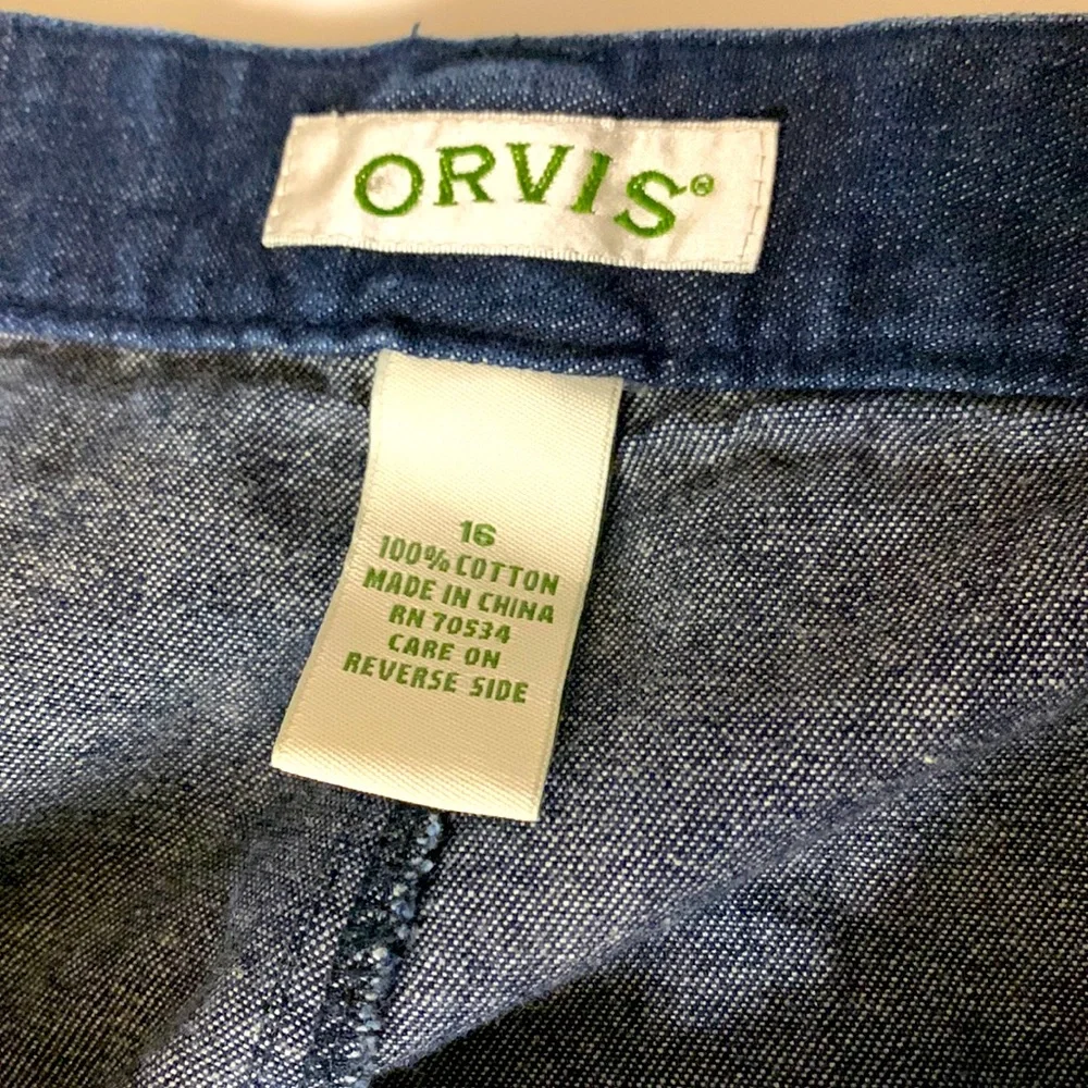 Orvis Denim Jeans Womens Size 16 - Picture 5 of 6